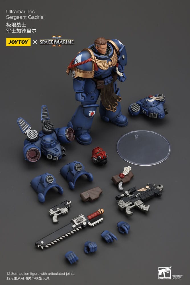 Warhammer 40k Action Figure 1/18 Uitramarines Sergeant Gadriel 13 cm     
