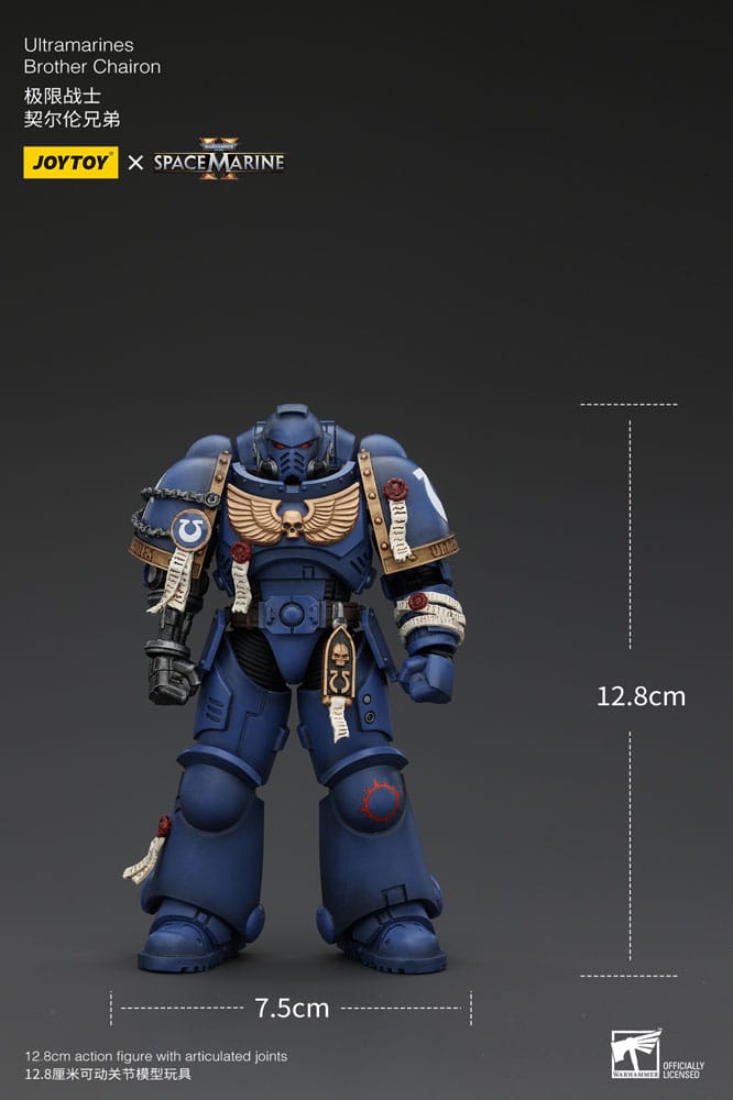 Warhammer 40k Actionfigur 1/18 Uitramarines Brother Chairon 13 cm