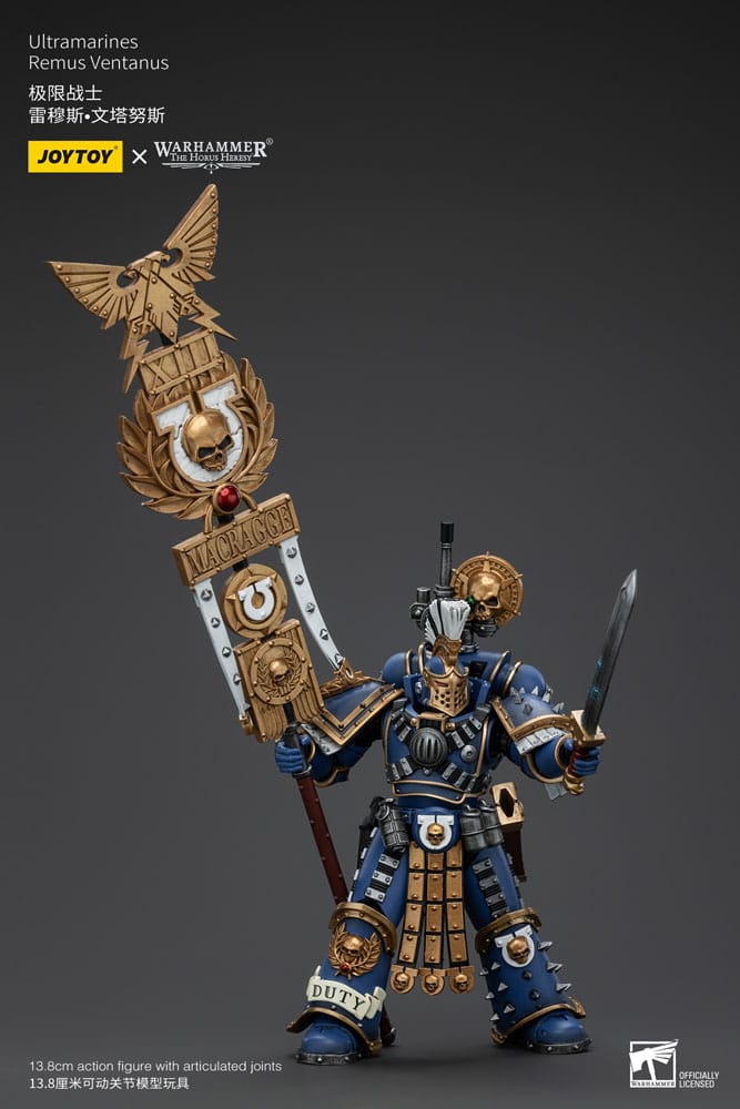 Warhammer The Horus Heresy Action Figure 1/18 Ultramarines Remus Ventanus 14 cm  