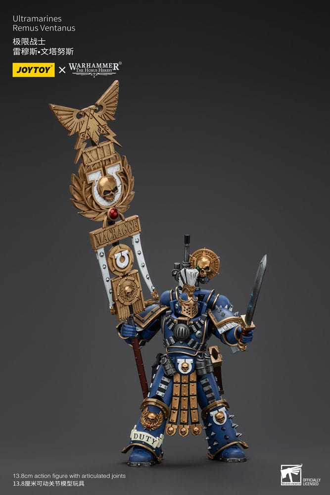 Warhammer The Horus Heresy Action Figure 1/18 Ultramarines Remus Ventanus 14 cm  