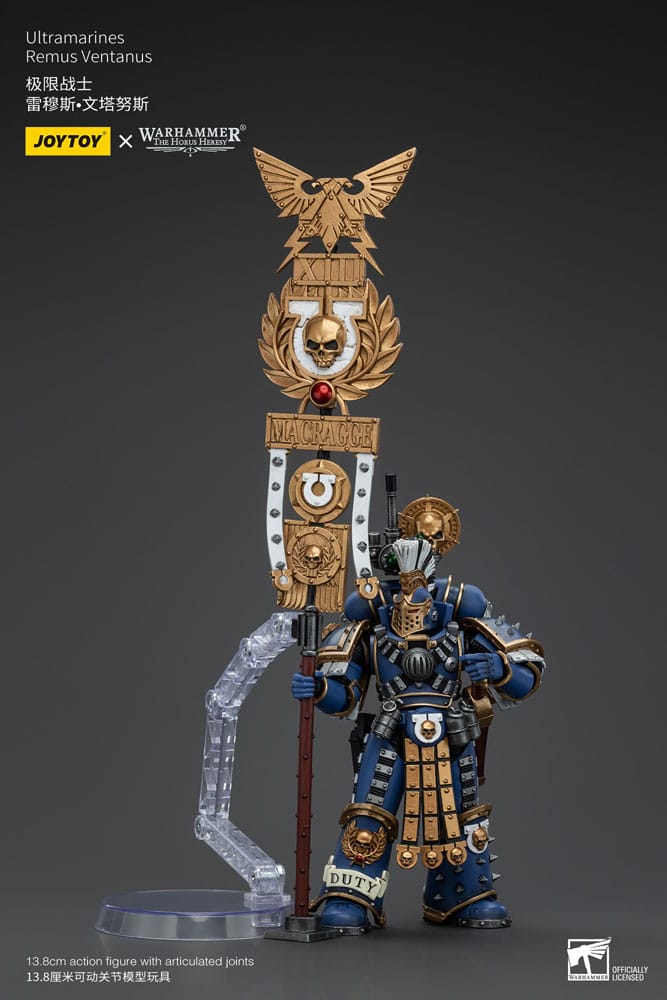 Warhammer The Horus Heresy Action Figure 1/18 Ultramarines Remus Ventanus 14 cm  
