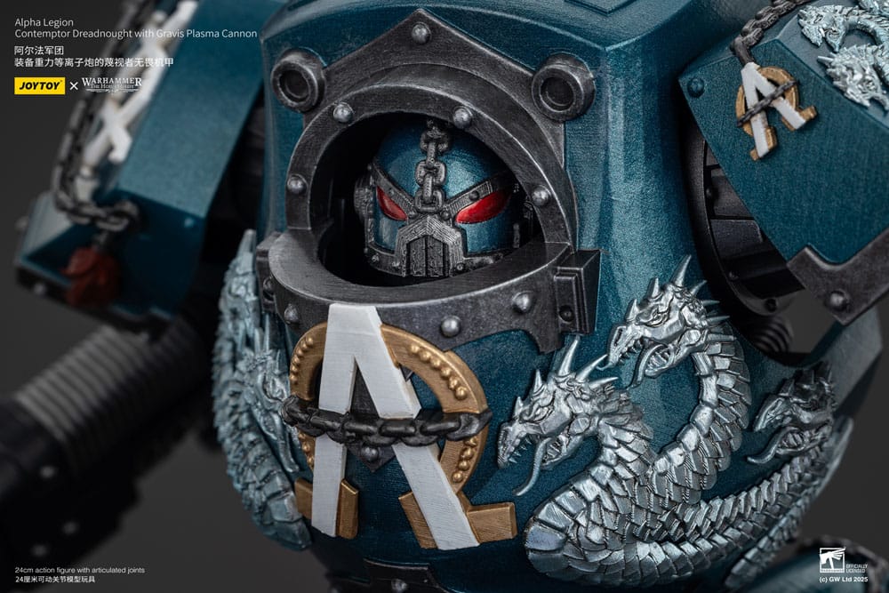Warhammer The Horus Heresy Actionfigur Alpha Legion Contemptor Dreadnought with Gravis Plasma Cannon 25 cm