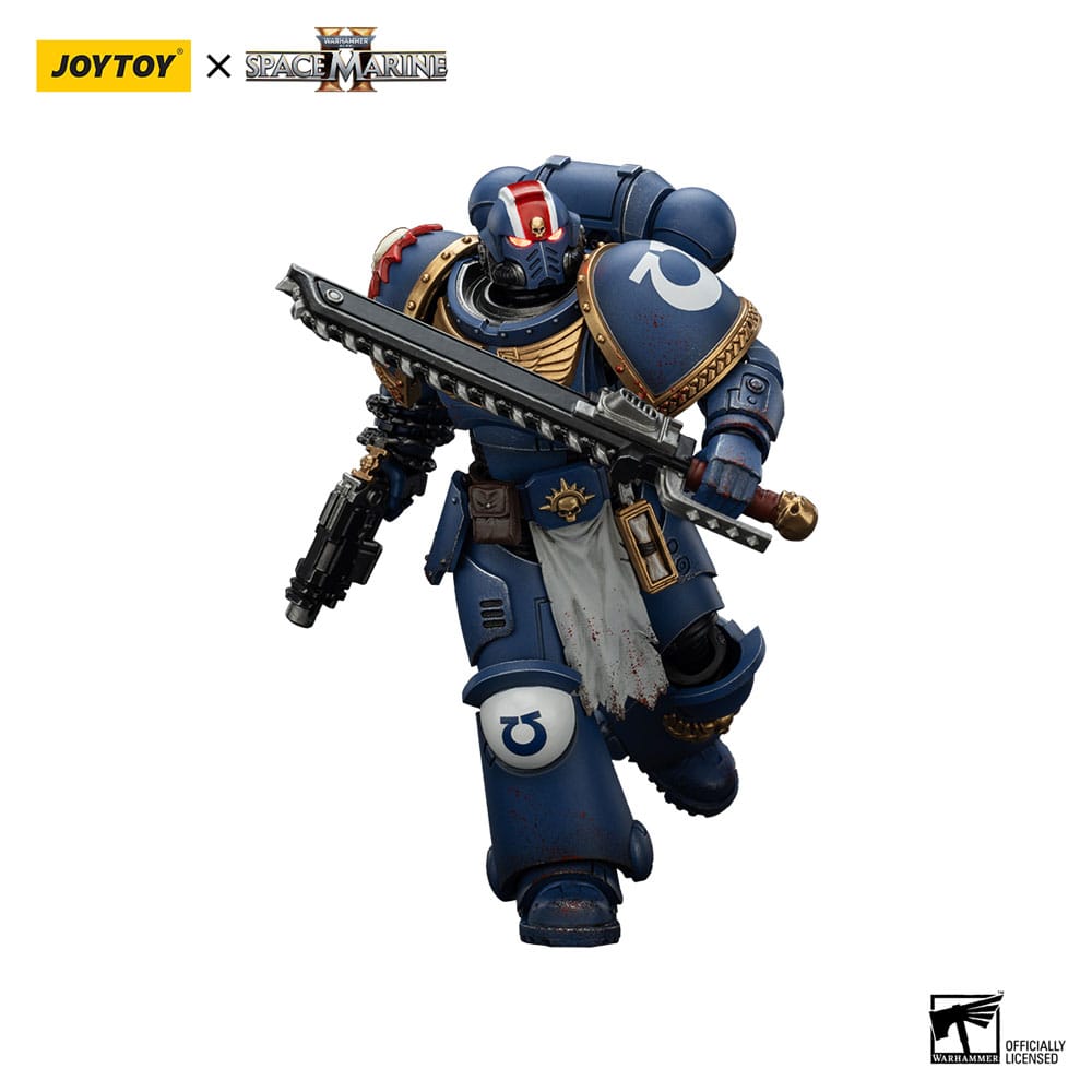 Warhammer 40,000: Space Marine 2 Actionfigur Ultramarines Lieutenant Titus Collectors Edition 13 cm
