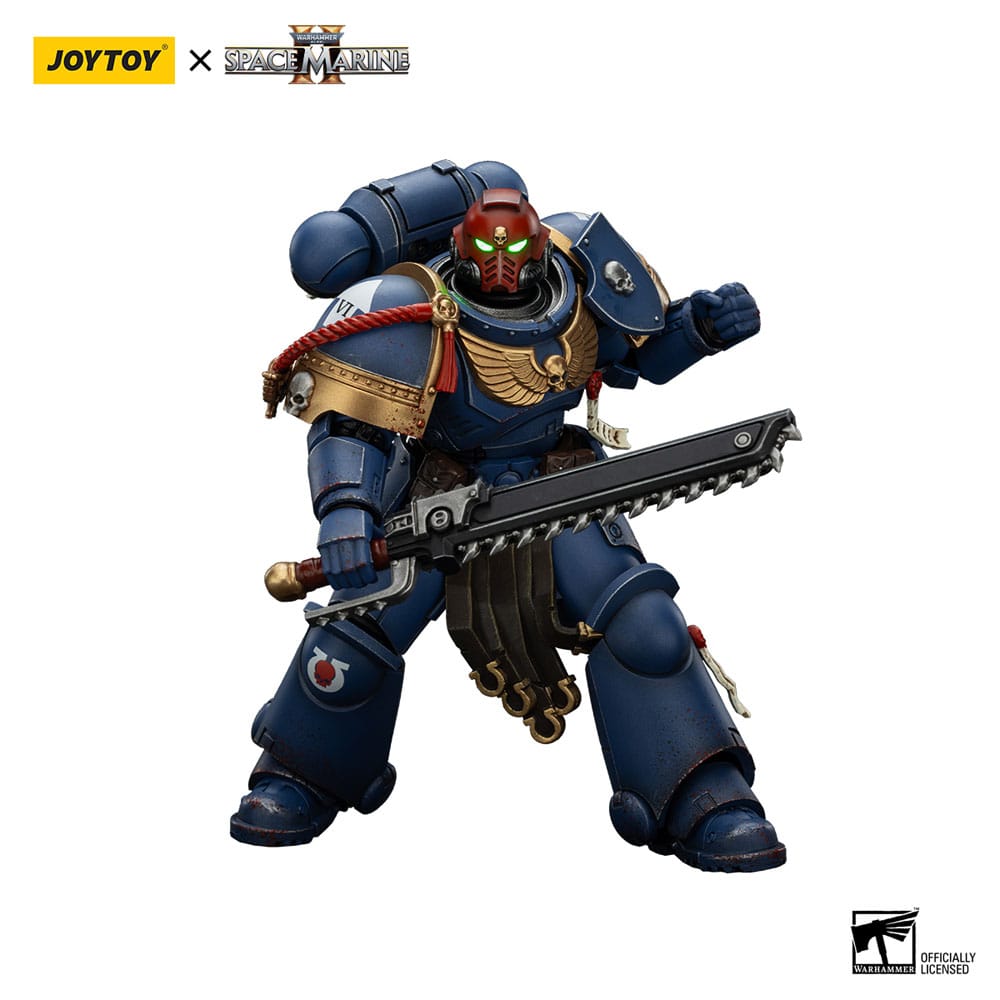 Warhammer 40,000: Space Marine 2 Actionfigur Ultramarines Sergeant Gadriel Collectors Edition 13 cm