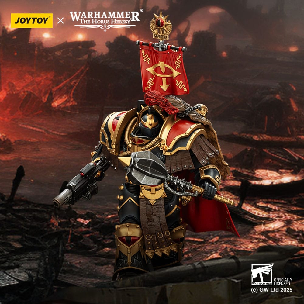Warhammer 40,000: Sons of Horus Actionfigur Legion Cataphractii Praetorwith Combi-Melta and Power Maul 14 cm