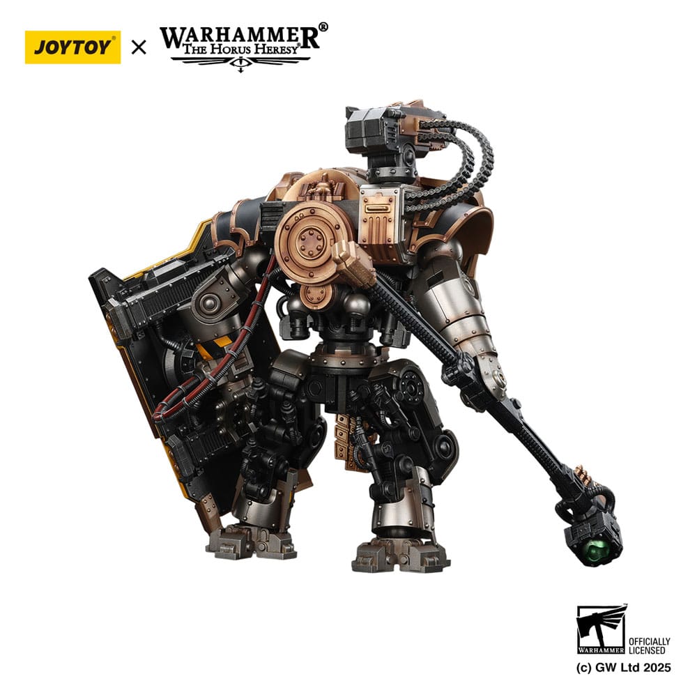 Warhammer The Horus Heresy Actionfigur Iron Warriors Iron Circle Domitar-Ferrum Class Battle-automata with Karceri Battle Shield 24 cm