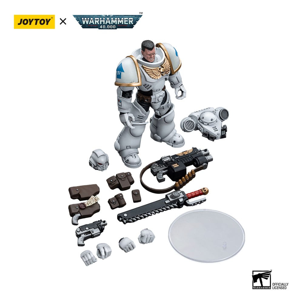 Warhammer 40k Actionfigur 1/18 Space Marines White Consuls Intercessors 1 12 cm