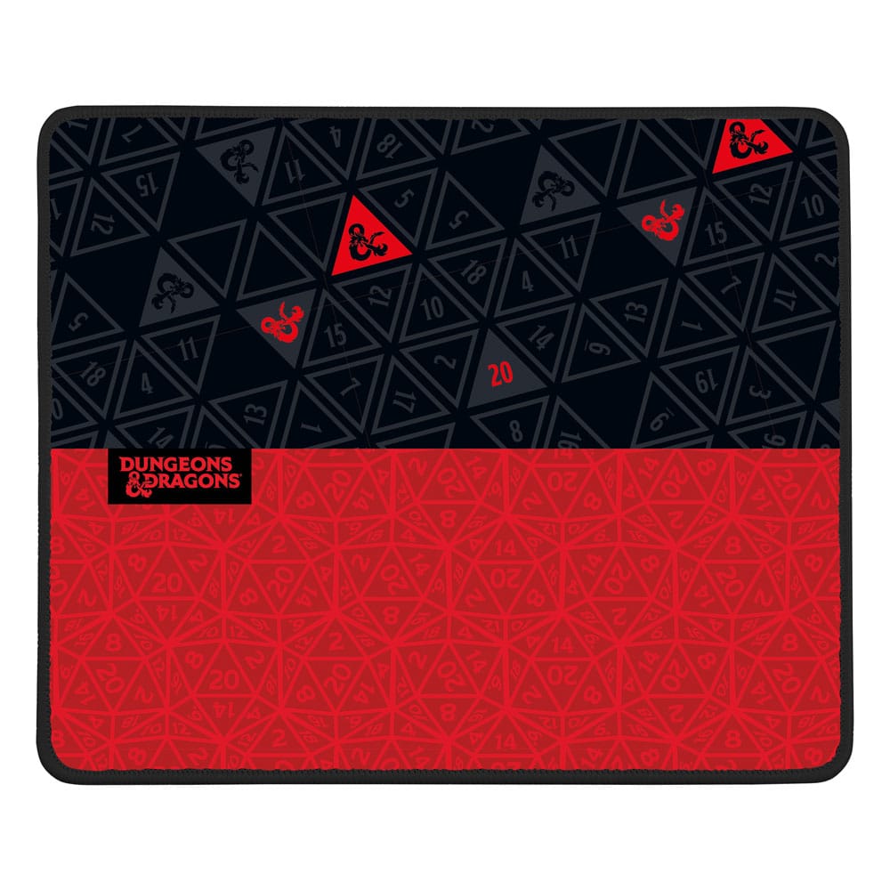 Dungeons & Dragons Mousepad Red & Blac