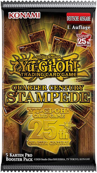 Yu-Gi-Oh! TCG Quarter Century Stampede Booster-Pack (DE)