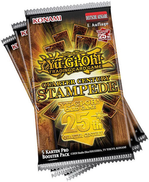 Yu-Gi-Oh! TCG Quarter Century Stampede Booster-Pack (DE)