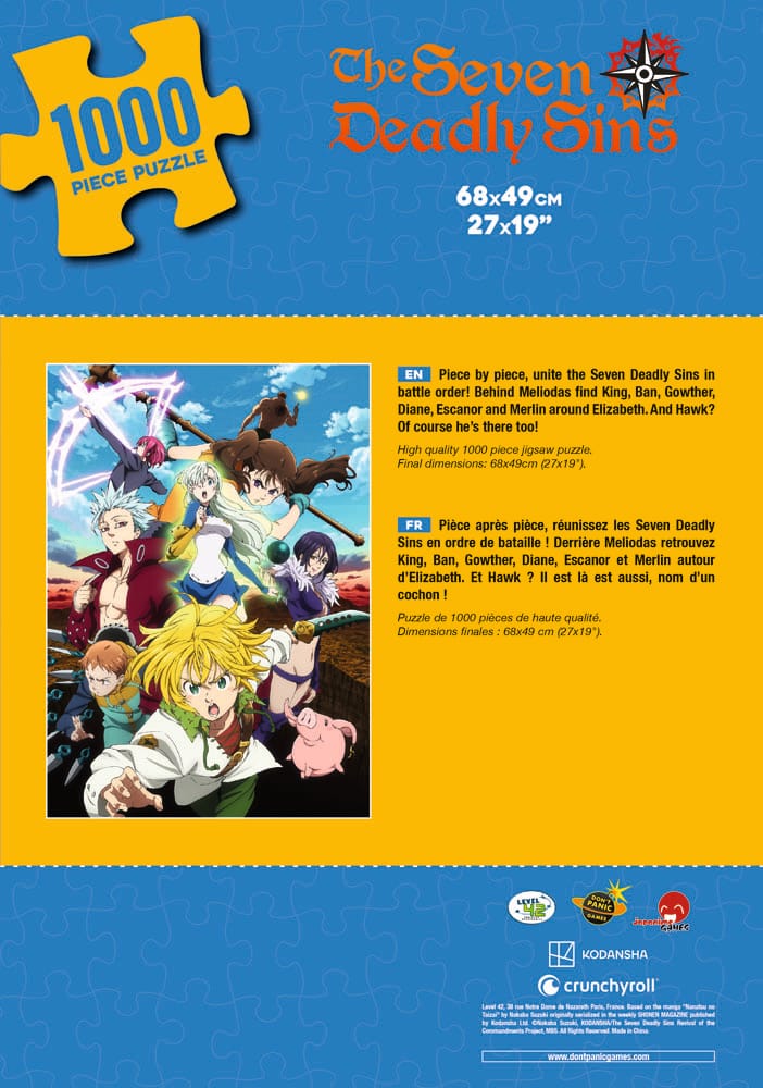 Seven Deadly Sins Puzzle Characters (1.000 pieces)
