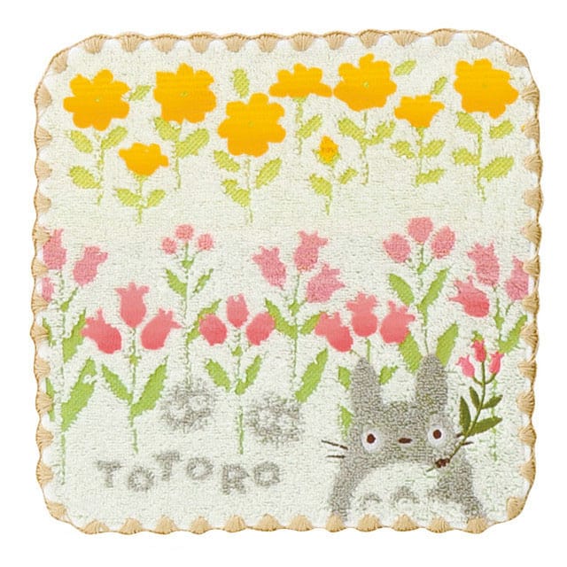 My Neighbor Totoro Mini Towel Wild flowers 25 x 25 cm     