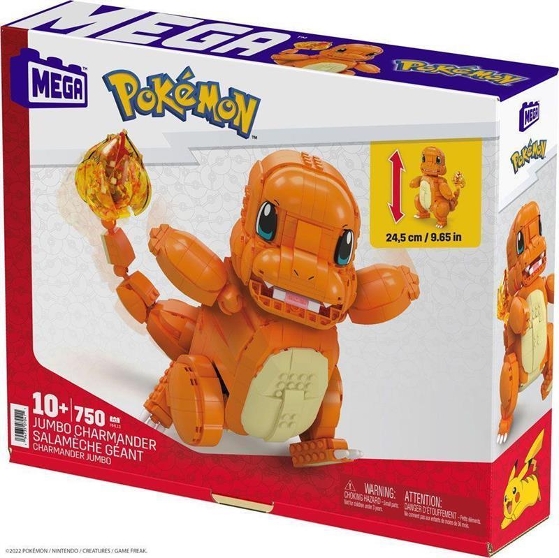Pokémon Mega Construx Construction Set Jumbo Charmander 25 cm