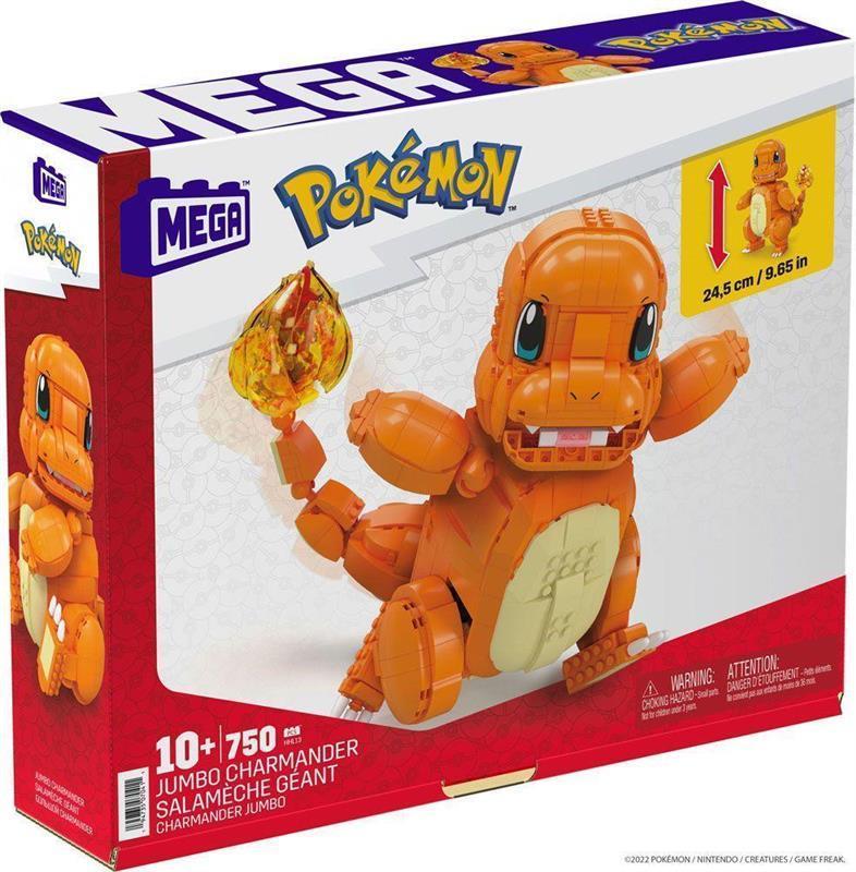 Pokémon Mega Construx Construction Set Jumbo Charmander 25 cm