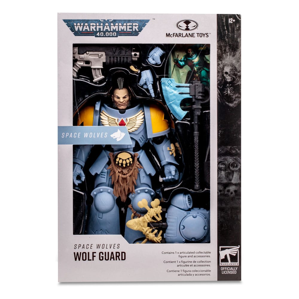 Warhammer 40k Action Figure Space Wolves Wolf Guard 18 cm