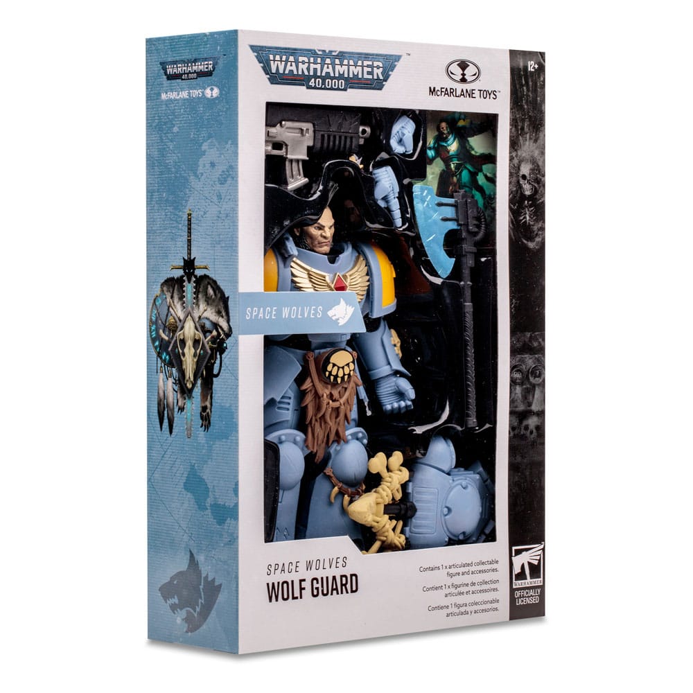Warhammer 40k Action Figure Space Wolves Wolf Guard 18 cm