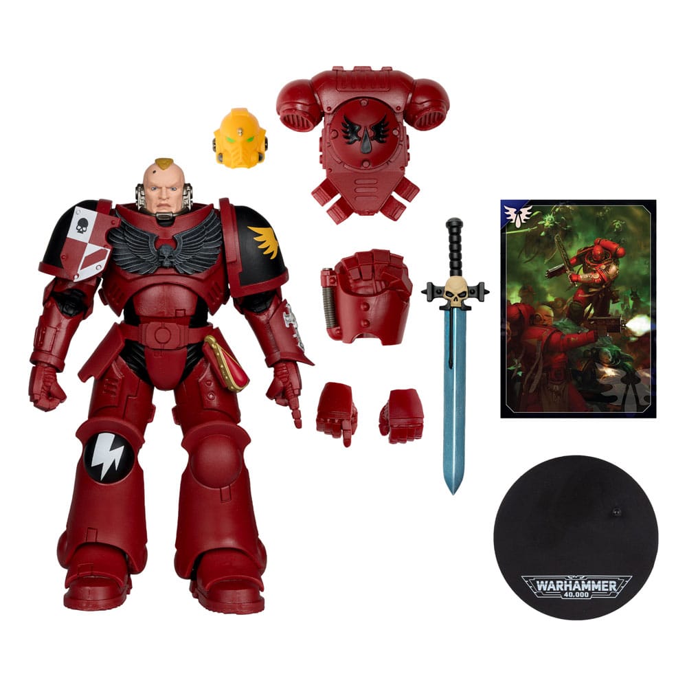 Warhammer 40,000 Actionfigur Assault Intercessor Sergeant (Blood Angel) 18 cm