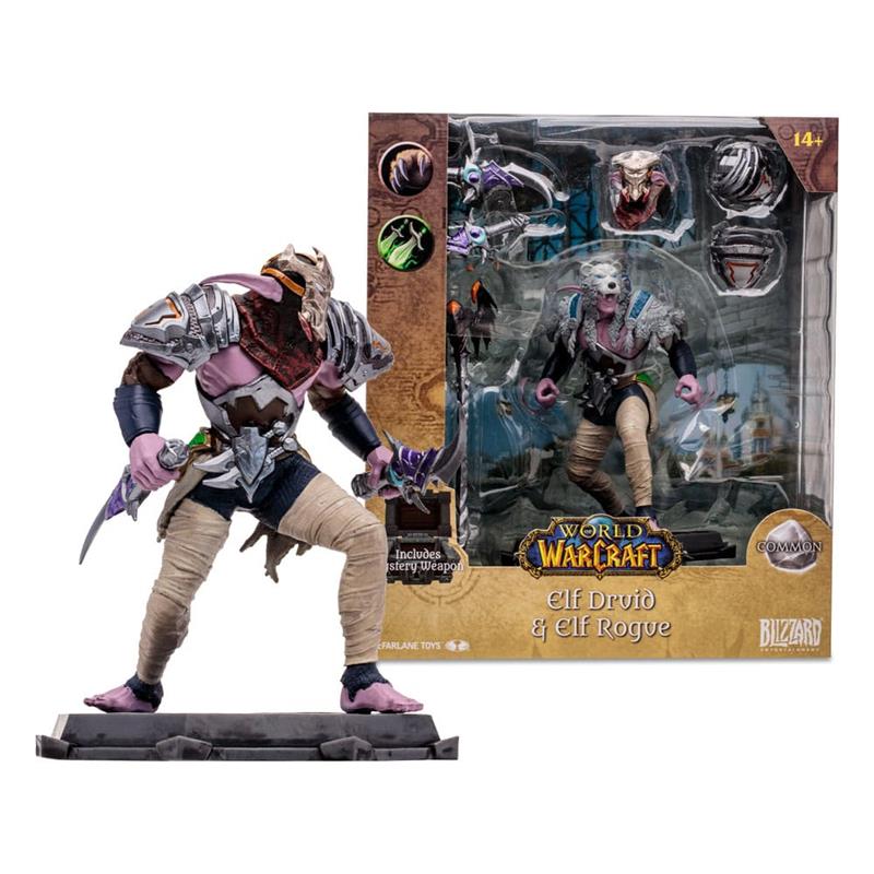 World of Warcraft Actionfigur Night Elf: Druid / Rogue 15 cm