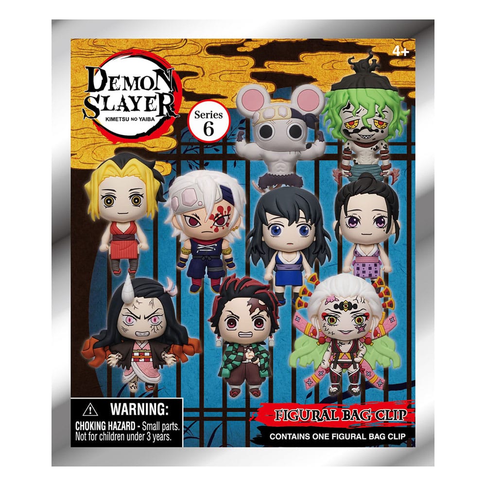 Demon Slayer: Kimetsu no Yaiba 3D PVC Bag Clips Series 6