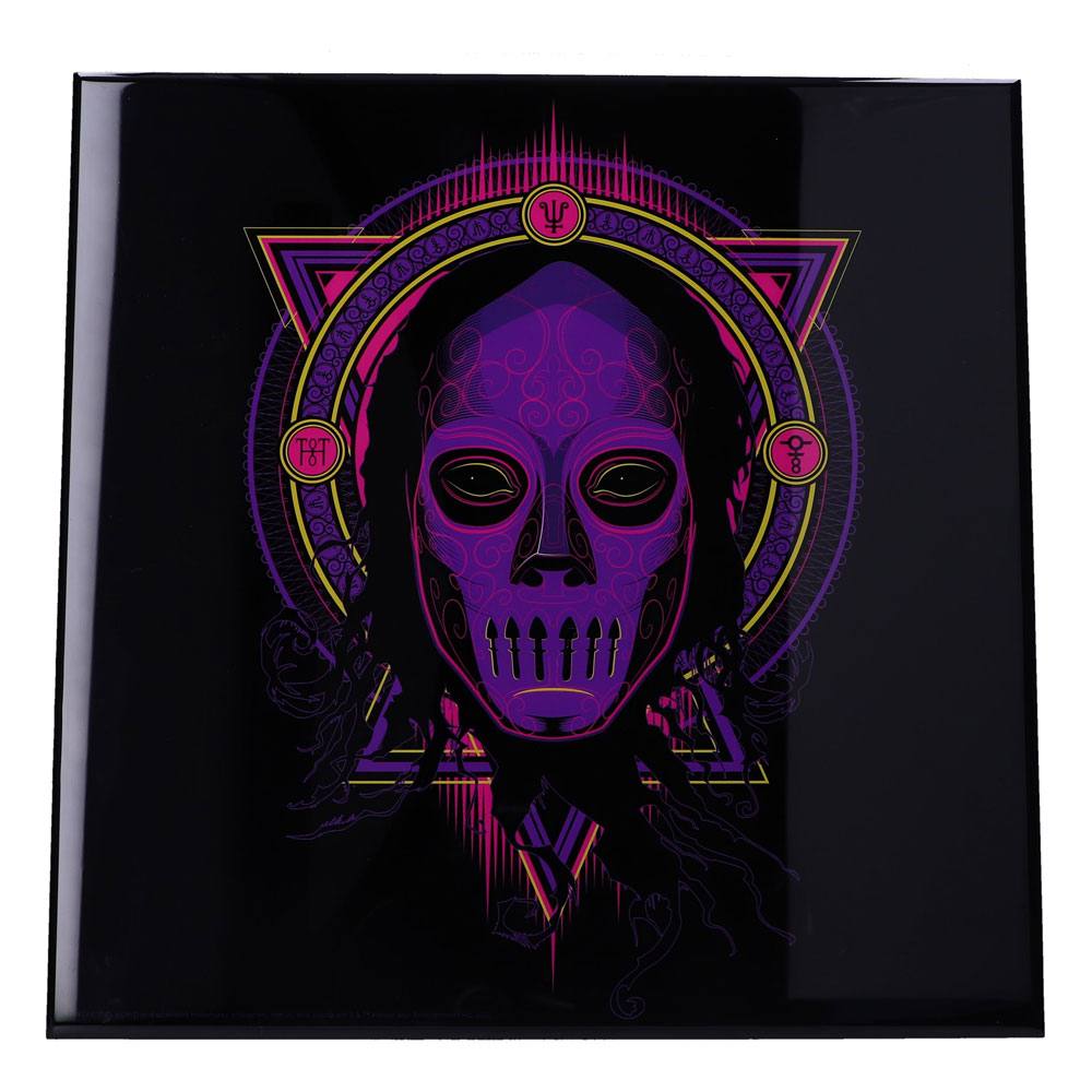 Harry Potter Crystal Clear Picture Wanddekoration Death Eater Crystal 32 x 32 cm