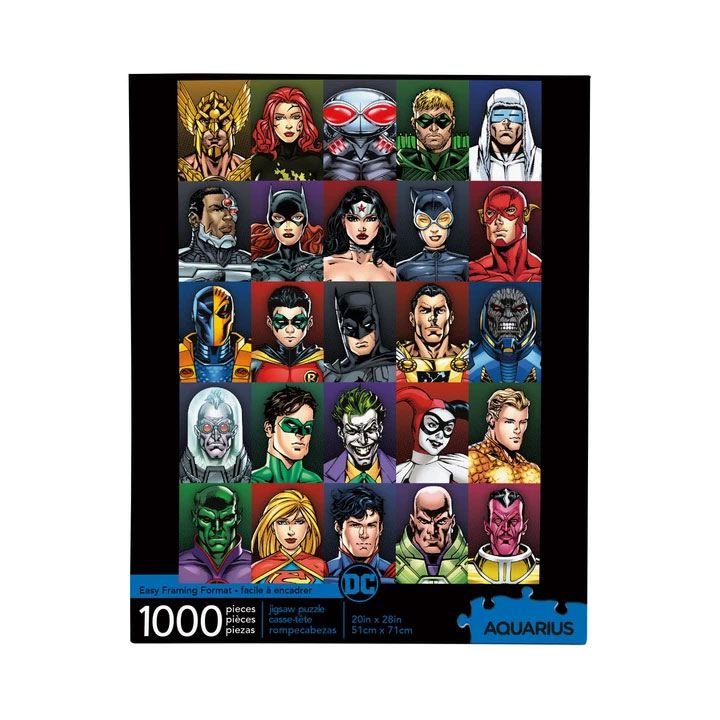 DC Comics Jigsaw Puzzle Faces (1.000 pieces)