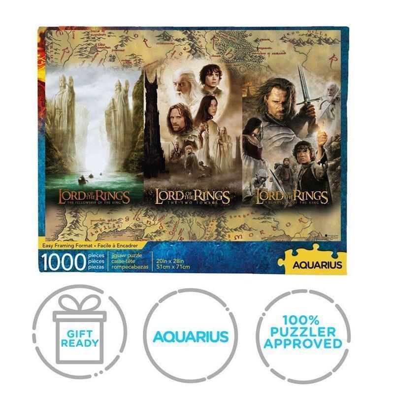 Lord of the Rings Jigsaw Puzzle Triptych (1.000 pieces)