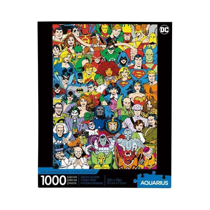 DC Comics Jigsaw Puzzle Retro Cast (1.000 pieces)