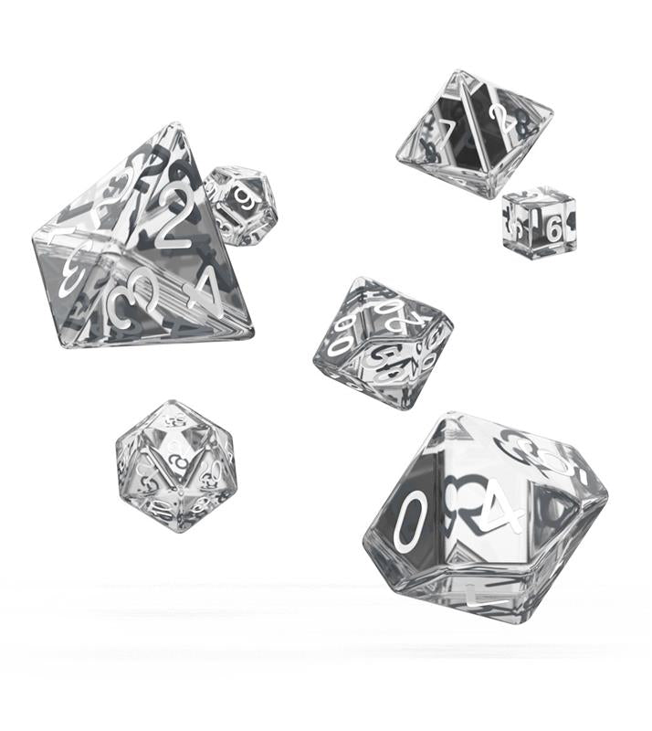 Oakie Doakie Dice RPG Set Translucent - Transparent (7)