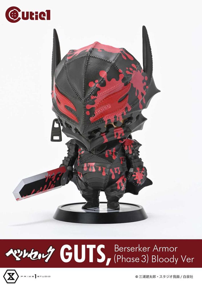 Berserk Cutie1 PVC Figure Guts Berserker Armor (Phase 3) Bloody Ver. 12 cm 
