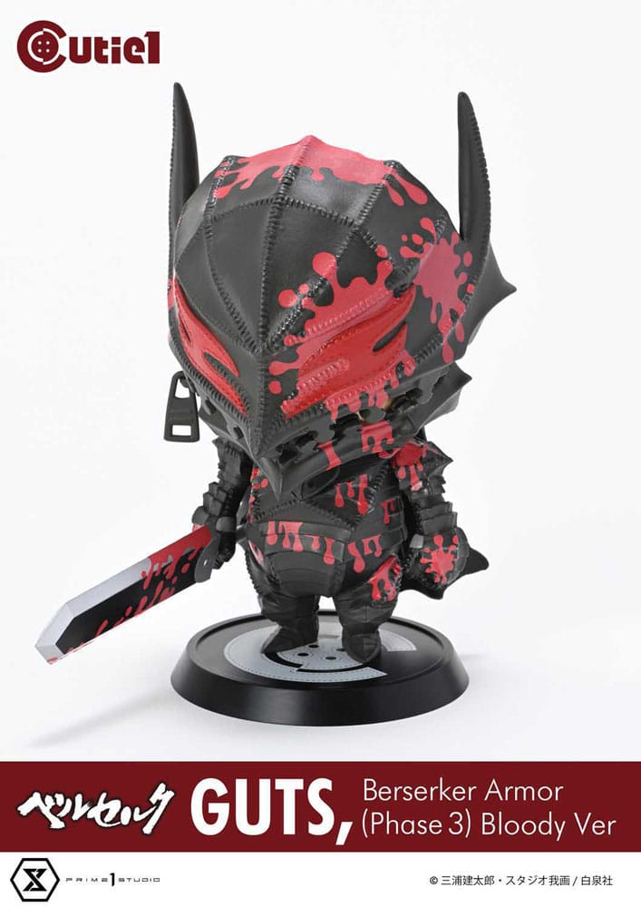 Berserk Cutie1 PVC Figure Guts Berserker Armor (Phase 3) Bloody Ver. 12 cm 