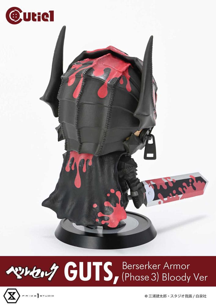 Berserk Cutie1 PVC Figure Guts Berserker Armor (Phase 3) Bloody Ver. 12 cm 