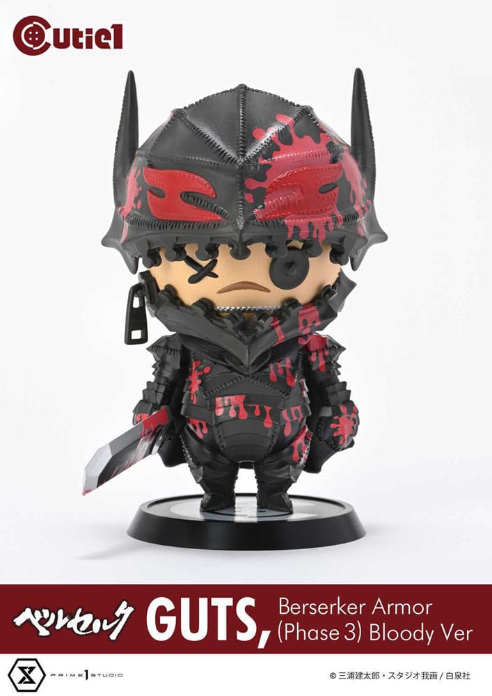 Berserk Cutie1 PVC Figure Guts Berserker Armor (Phase 3) Bloody Ver. 12 cm 