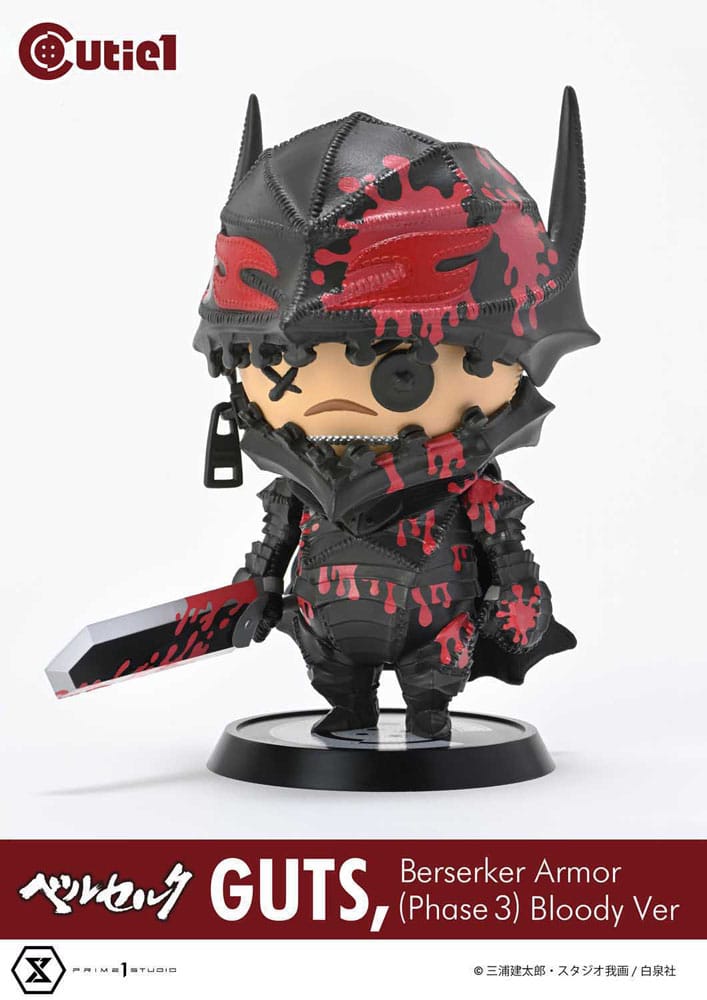 Berserk Cutie1 PVC Figure Guts Berserker Armor (Phase 3) Bloody Ver. 12 cm 