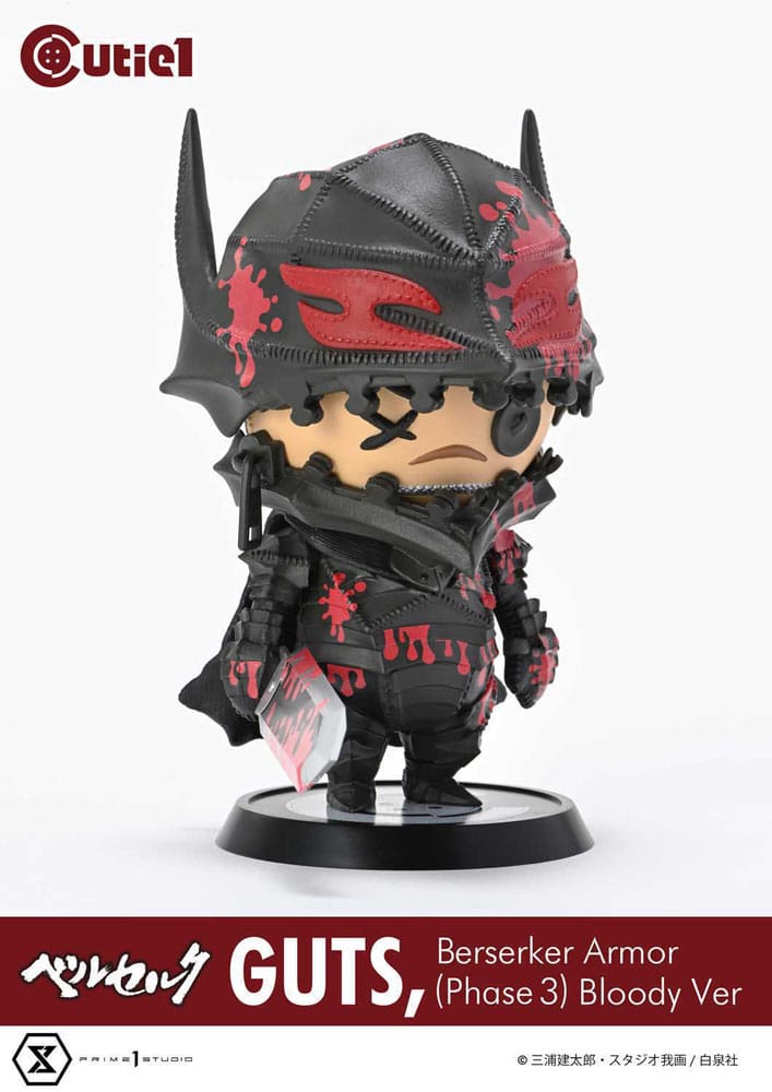 Berserk Cutie1 PVC Figure Guts Berserker Armor (Phase 3) Bloody Ver. 12 cm 