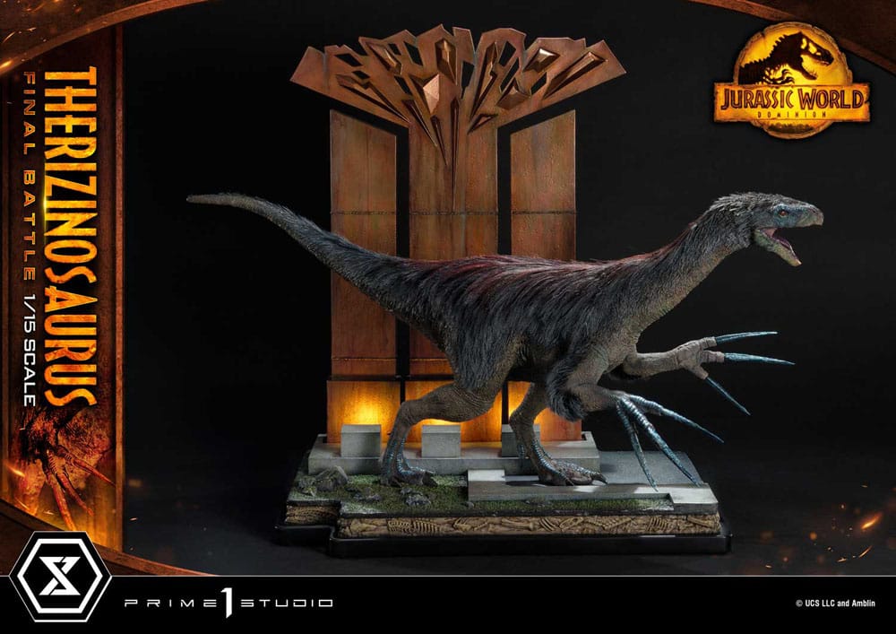 Jurassic World: Ein neues Zeitalter Legacy Museum Collection Statue 1/15 Therizinosaurus Final Battle Regular Version 55 cm