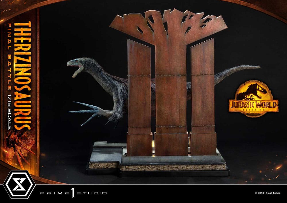 Jurassic World: Ein neues Zeitalter Legacy Museum Collection Statue 1/15 Therizinosaurus Final Battle Regular Version 55 cm