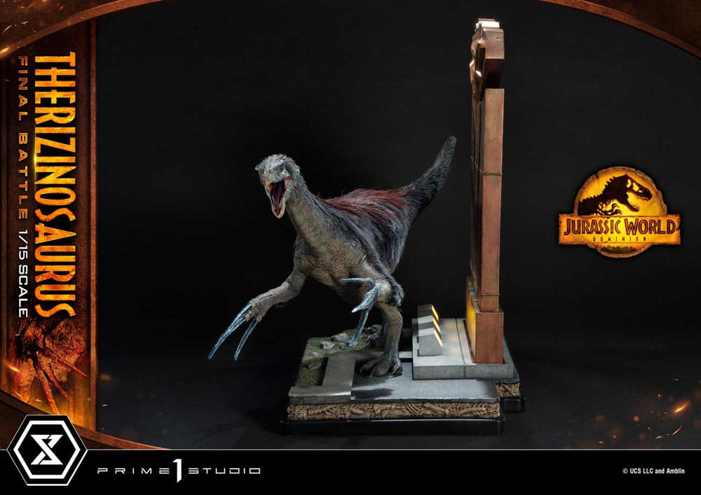 Jurassic World: Ein neues Zeitalter Legacy Museum Collection Statue 1/15 Therizinosaurus Final Battle Regular Version 55 cm