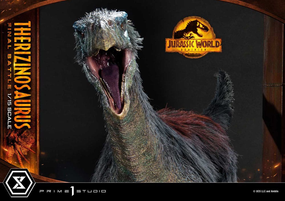 Jurassic World: Ein neues Zeitalter Legacy Museum Collection Statue 1/15 Therizinosaurus Final Battle Regular Version 55 cm