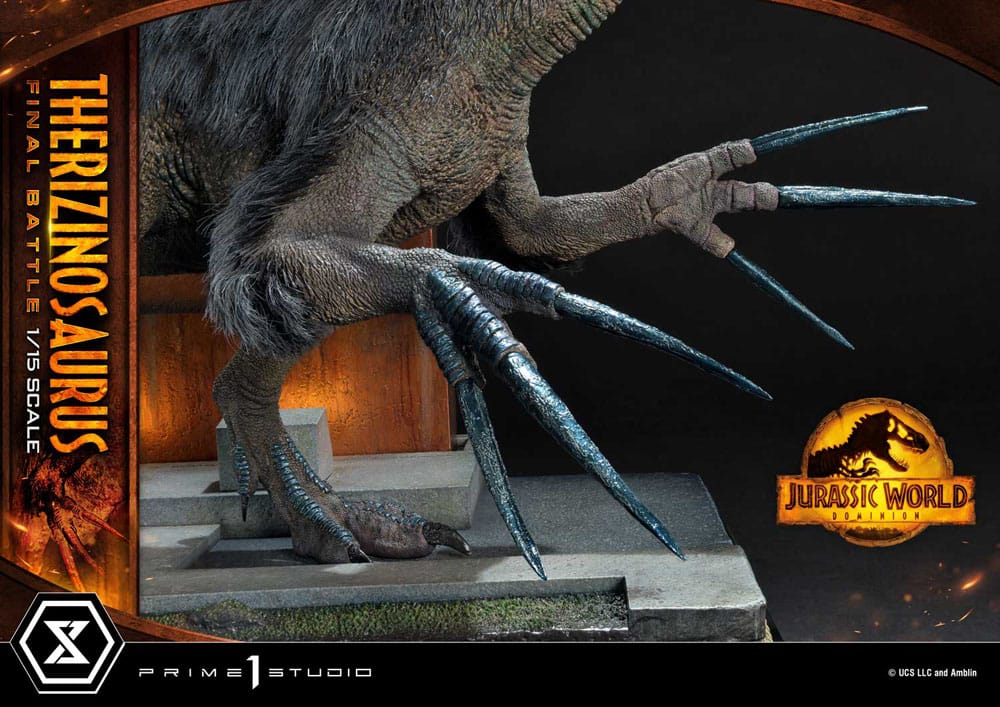 Jurassic World: Ein neues Zeitalter Legacy Museum Collection Statue 1/15 Therizinosaurus Final Battle Regular Version 55 cm