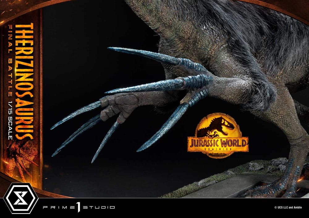 Jurassic World: Ein neues Zeitalter Legacy Museum Collection Statue 1/15 Therizinosaurus Final Battle Regular Version 55 cm