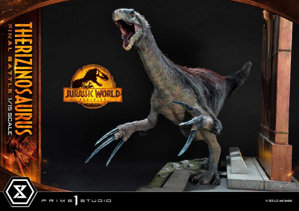 Jurassic World: Ein neues Zeitalter Legacy Museum Collection Statue 1/15 Therizinosaurus Final Battle Regular Version 55 cm