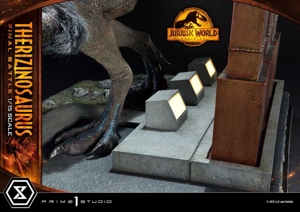 Jurassic World: Ein neues Zeitalter Legacy Museum Collection Statue 1/15 Therizinosaurus Final Battle Regular Version 55 cm