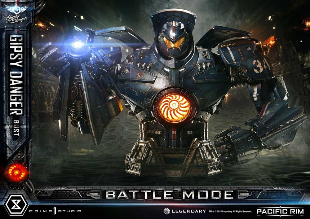 Pacific Rim Bust Gipsy Danger Battle Mode 75 cm