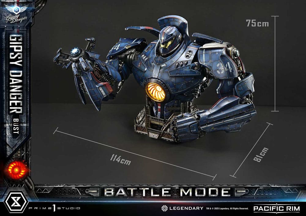 Pacific Rim Bust Gipsy Danger Battle Mode 75 cm