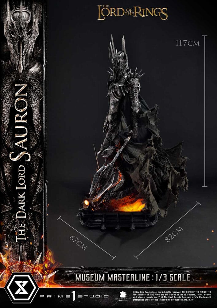 Herr der Ringe Museum Masterline Series Statue 1/3 The Dark Lord Sauron 117 cm