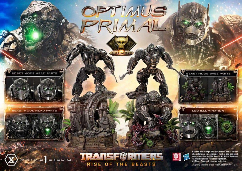Transformers: Rise of the Beasts Museum Masterline Statue Optimus Primal Ultimate Version 72 cm 