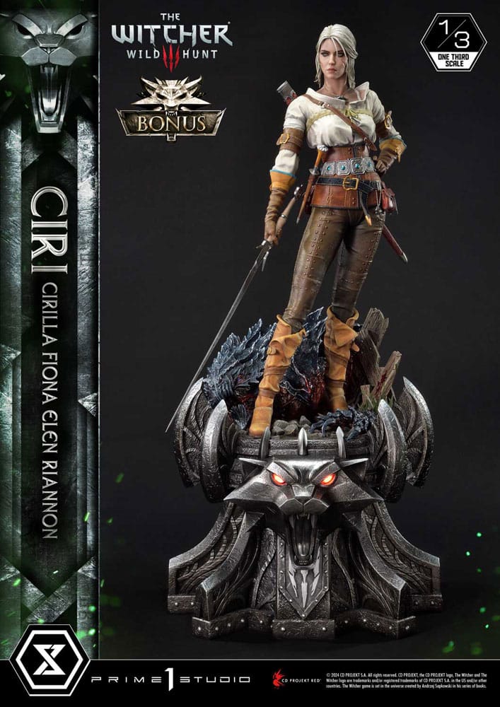 The Witcher 3: Wild Hunt Museum Masterline Statue 1/3 Wild Hunt Ciri Fiona Elen Riannon Bonus Version 81 cm   