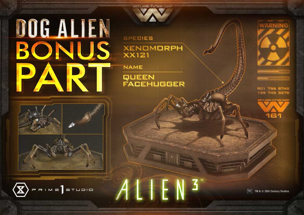 Alien 3 Museum Masterline Series Statue 1/3 Dog Alien XL Deluxe Bonus Version 114 cm 