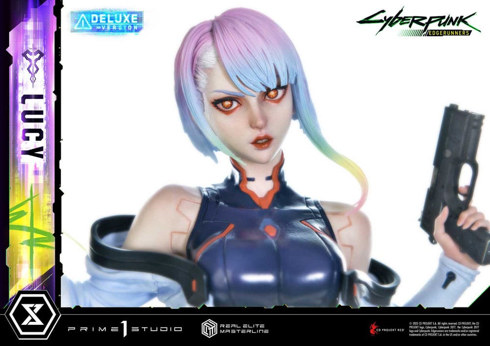 Cyberpunk: Edgerunners Real Elite Masterline Series Statue 1/4 Deluxe Bonus Version 50 cm 