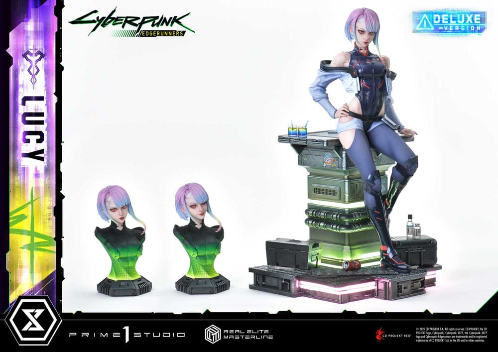 Cyberpunk: Edgerunners Real Elite Masterline Series Statue 1/4 Deluxe Bonus Version 50 cm 
